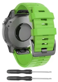 zielony-silikonowy-pasek-garmin-forerunner-955-tech-band
