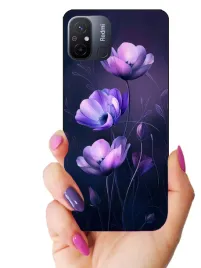 etui-case-do-xiaomi-redmi-12c-kwiaty-rozne-wzorki