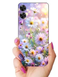 etui-case-do-realme-note-60-kwiaty-polne-maki