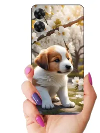 etui-case-do-realme-note-60-pieski-szczeniaczki