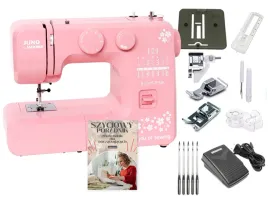 maszyna-do-szycia-janome-juno-e1015-pink-rozowa-mocna-gratisy-i-poradnik
