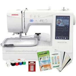 maszyno-hafciarka-hobbystyczna-janome-mc1000-zestaw-startowy-do-haftu