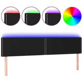 zaglowek-do-lozka-z-led-czarny-200x5x78-88-cm-tkanina