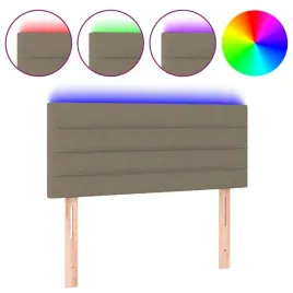 zaglowek-do-lozka-z-led-taupe-90x5x78-88-cm-tkanina