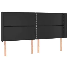 zaglowek-uszak-czarny-203x16x118-128-cm-sztuczna-skora
