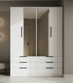 szafa-z-szufladami-otwierana-szerokosc-170-cm-biala-z-lustrem-avera-av1bi