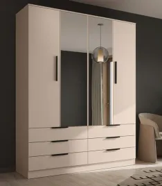 szafa-z-szufladami-otwierana-szerokosc-170-cm-bezowa-z-lustrem-avera-av1pp