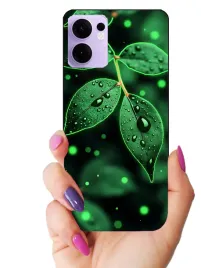 etui-case-do-oppo-reno13-f-liscie-rosliny