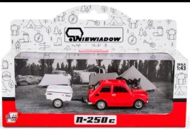 fiat-126p-czerwony-przyczepa-niewiadow-n250c-1-43-model-prl-daffi