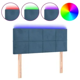 zaglowek-do-lozka-z-led-ciemnoniebieski-80x5x78-88-cm-aksamit