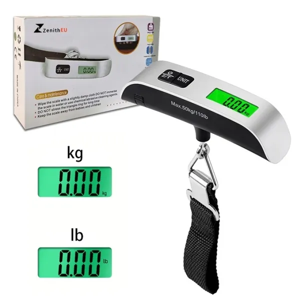 CYFROWA WAGA DO WALIZEK PODRÓŻNYCH PREMIUM MAX 50KG. WAGA TURYSTYCZNA BAGIA