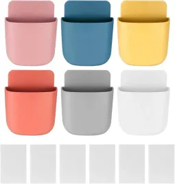 uchwyty-na-pilota-zestaw-6-szt-organizer-scienny-na-telefon-kolory