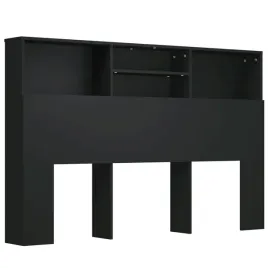 wezglowie-lozka-z-polkami-czarne-160x19x1035-cm