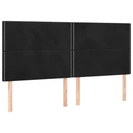 zaglowki-do-lozka-4-szt-czarny-100x5x78-88-cm-aksamitny