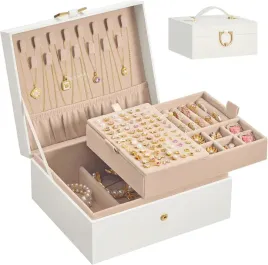 szkatulka-na-bizuterie-2-poziomy-organizer-z-uchwytem-kremowa