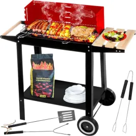 grill-weglowy-ogrodowy-na-kolkach-polki-regulacja-rusztu