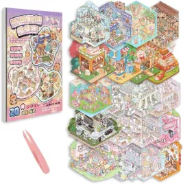 naklejki-3d-diy-zestaw-46-arkuszy-scenki-kreatywne-z-peseta-krajobraz-dom