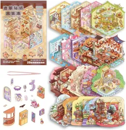 naklejki-3d-scenki-diy-20-zestawow-miniatury-dla-dzieci-i-doroslych