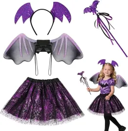 kostium-nietoperza-dziewczynka-tutu-skrzydla-halloween-fioletowy