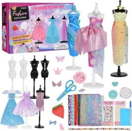 zestaw-do-projektowania-sukienek-ubranek-mody-dla-dzieci-600-elementow