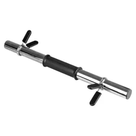 gryf-krotki-do-hantli-insportline-onepump-45cm-30mm-bezgwintowy-chrom