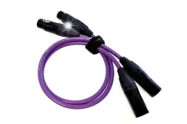 melodika-md2x10-purple-rain-kabel-xlr-audio-przewod-2-x-xlr-2xlr-1m