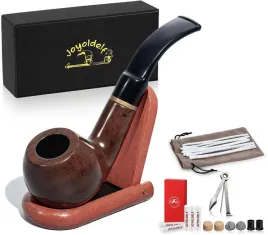 fajka-hebanowa-zakrzywiona-do-tytoniu-zestaw-stojak-akcesoria-pudelko