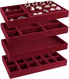 organizer-na-bizuterie-do-szuflady-zestaw-4-szt-bordowy-wklad