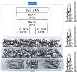kolki-do-plyt-g-k-120-szt-samowiercace-wkrety-mocne-zestaw
