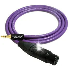 kabel-przewod-mini-jack-35mm-do-xlr-3pin-melodika-mdmjx30-purple-rain-3m