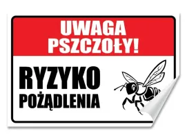 naklejka-uwaga-pszczoly-ryzyko-pozadlenia-30x20-samoprzylepna