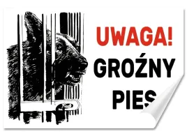 naklejka-ostrzegawcza-uwaga-grozny-pies-30x20-samoprzylepna