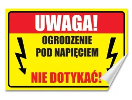 naklejka-uwaga-ogrodzenie-pod-napieciem-nie-dotykac-30x20-samoprzylepna