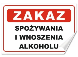 naklejka-zakaz-spozywania-i-wnoszenia-alkoholu-30x20-samoprzylepna