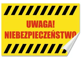 naklejka-uwaga-niebezpieczenstwo-30x20-samoprzylepna