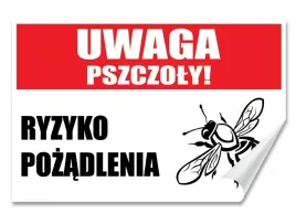naklejka-uwaga-pszczoly-ryzyko-pozadlenia-30x20-samoprzylepna