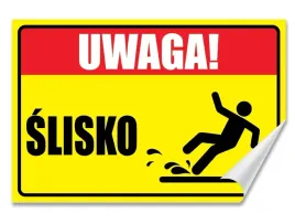 naklejka-uwaga-slisko-30x20-samoprzylepna