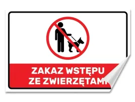 naklejka-zakaz-wstepu-ze-zwierzetami-30x20-samoprzylepna