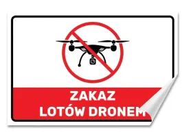 naklejka-zakaz-lotow-dronem-30x20-samoprzylepna