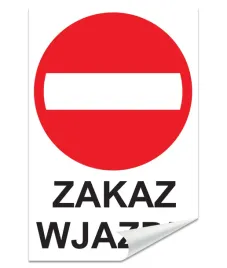 naklejka-zakaz-wjazdu-30x20-samoprzylepna