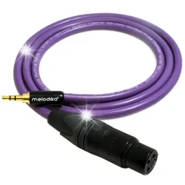 kabel-przewod-mini-jack-35mm-do-xlr-3pin-melodika-mdmjx100-purple-rain-10m