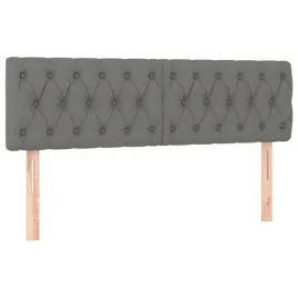 zaglowki-do-lozka-2-szt-ciemnoszare-72x7x78-88-cm-tkanina