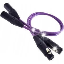 melodika-md2x40-purple-rain-kabel-xlr-audio-przewod-2-x-xlr-2xlr-4m