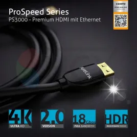 kabel-hdmi-2-0b-ethernet-4k-18gbps-purelink-prospeed-ps3000-050-5m