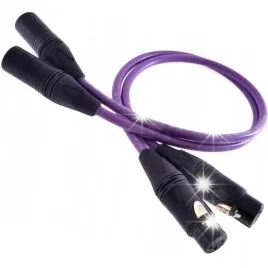 melodika-md2x50-purple-rain-kabel-xlr-audio-przewod-2-x-xlr-2xlr-5m