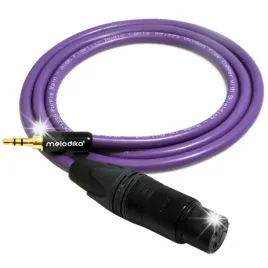 kabel-przewod-mini-jack-35mm-do-xlr-3pin-melodika-mdmjx150-purple-rain-15m