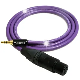 kabel-przewod-mini-jack-35mm-do-xlr-3pin-melodika-mdmjx80-purple-rain-8m