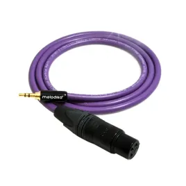 kabel-przewod-mini-jack-35mm-do-xlr-3pin-melodika-mdmjx05-purple-rain-05m