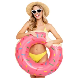 dmuchane-kolo-do-plywania-donut-rozowy-75-cm-kolo-plazowe-basenowe