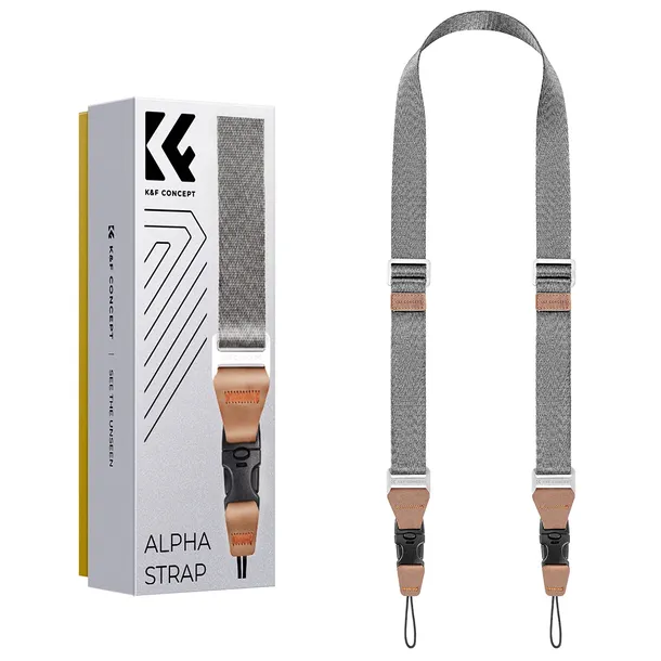 pasek-do-aparatu-nylon-szary-marka-kandf-concept-waga-z-opakowaniem-0-26-kg